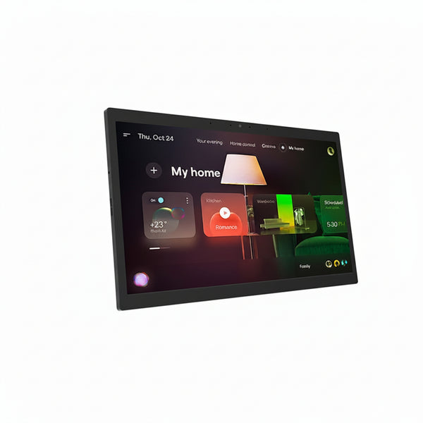 Smart Home Control Panel Built to Centralize Automation, 15.6 Inch Android Tablet, Wall Mount Touch Screen, MQTT