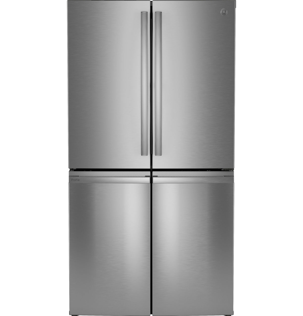 Profile Standard-Depth 28-Cu Ft 4 -Door 36-In Wide French Door Refrirator with Ice Maker and Door within Door ( Finrprint-Resistant Stainless Steel ) ENERGY STAR Certified