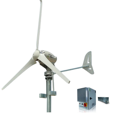 Kit Heli 2000W 48V Off-Grid Wind Turbine Wind Generator & Charge Controller (for Acid & Gel Battery)