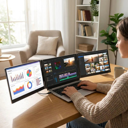 Lifestyle photo for the Laptop Screen Extenders collection